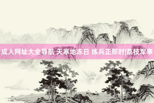 成人网址大全导航 天寒地冻日 练兵正那时|荔枝军事