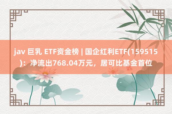 jav 巨乳 ETF资金榜 | 国企红利ETF(159515)：净流出768.04万元，居可比基金首位